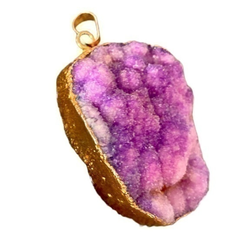 Purple Crystal Pendant